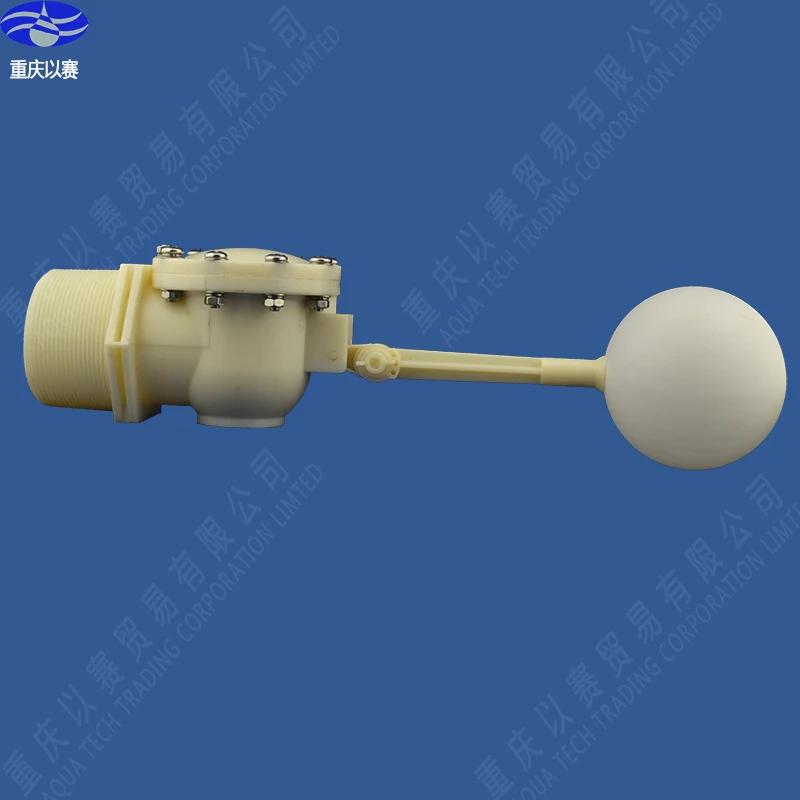 " 1/2 пластиковый поплавковый клапан, большой размер пластиковый шаровой кран, плавающий клапан для резервуара для воды, поплавковый клапан с дистанционным управлением