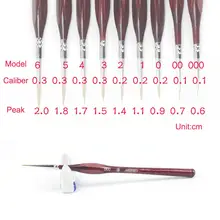 9 шт. ручка-закладка ручная краска ed крюк линия для рисования маслом и акварелью кисти ручка