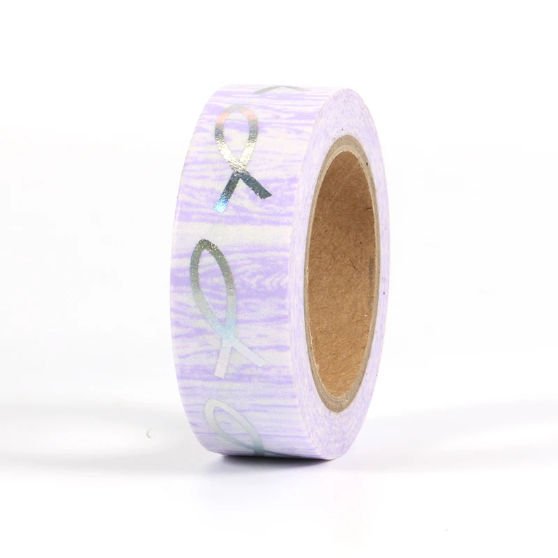 15mm*10m Cute Fish Foil Decorative Washi Tape Diy Scrapbooking Quality  Laser Masking Craft Tape School Office Supply - Washi Tape - AliExpress