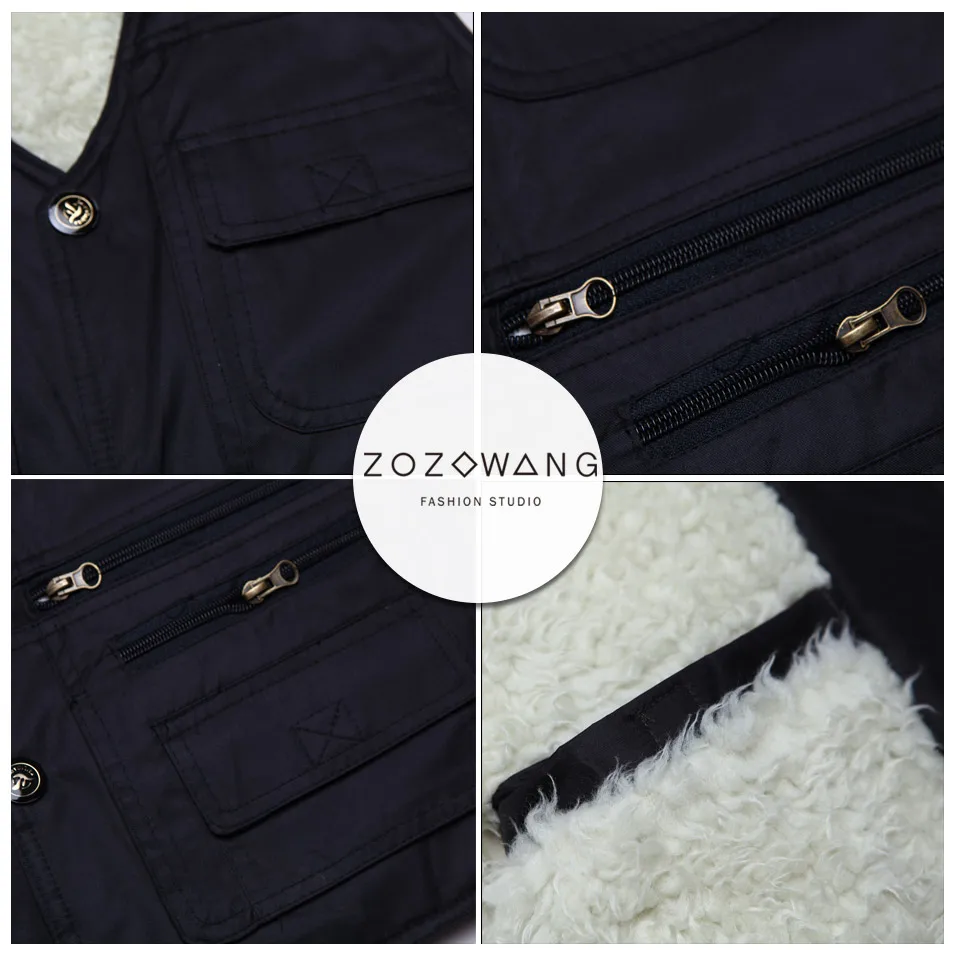 2017 new autumn winter Zozowang solid loose casual vest men fashion brushed keep warm Single Breasted winter vest men 3XL 2017 new autumn winter Zozowang solid loose casual vest men fashion brushed keep warm Single Breasted winter vest men 3XL