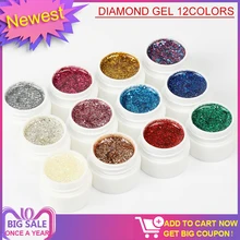 Гель-лак для ногтей, 5 мл, Гель-лак для ногтей, полирол, Искрящийся полуперманентный, чистый белый, художественный Гель-лак для ногтей, набор