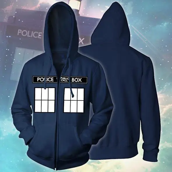 

Movie Doctor Who Cosplay Hoodies Costume Blends Hoodies Halloween Fashion Fit Figure Costume Drop Ship