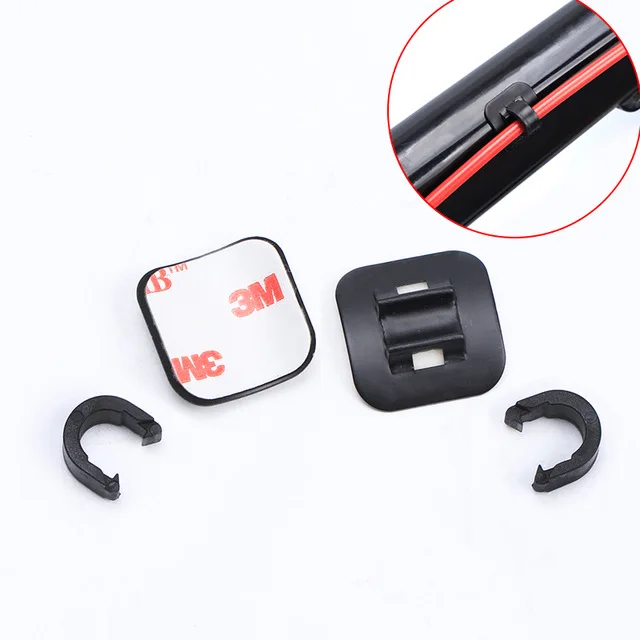 4pcs Bicycle Aluminum Shifter Brake Cable Fixed Clamp Conversion Seat Road Bike