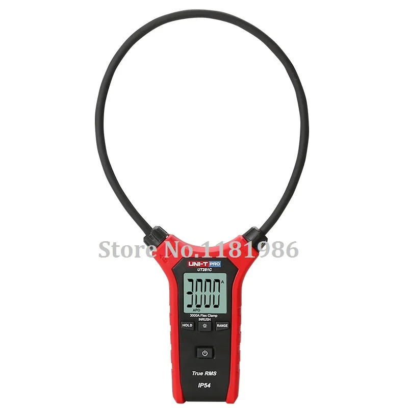 

UNI-T UT281C True RMS Smart AC 3000A Digital Flexible Clamp Meter Multimeter Ammeter, Multipurpose Table Backlight / Auto Off