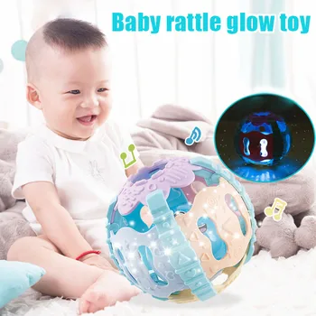 

Baby Infant Teether Ball Toy Rattles Soft Activity Balls for Toddler M09