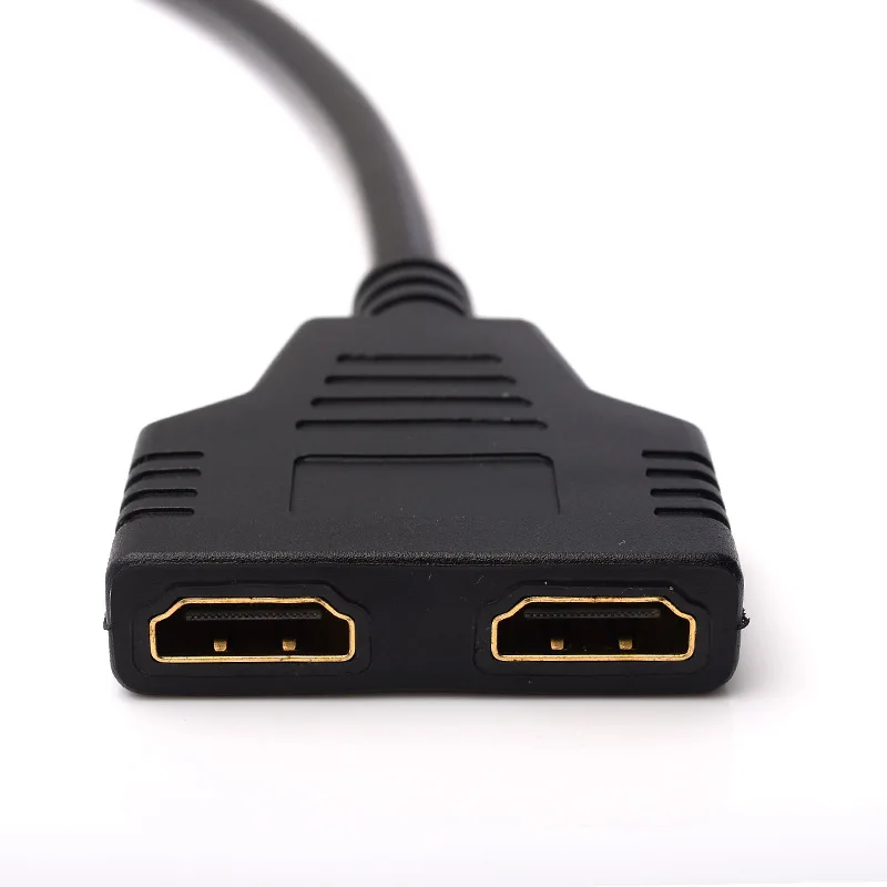 JCKEL 1080 وعاء مقسم الوصلات البينية متعددة الوسائط وعالية الوضوح (HDMI) 1 × 2 منافذ الذكور الإناث الجلاد مهايئ توزيع الفيديو التبديل كابل ل دفد هدتف ...