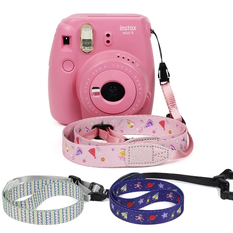 Ремешок для камеры 1 2 м Fuji Fujifilm Instax Mini 8 + 9 7S 7C 25 50 70 90 3 цвета на выбор|Сумки