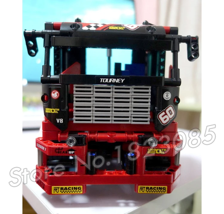 608 шт. 2в1 Technic Advanced Limited Edition набор гоночных грузовиков 3360 фигурки строительные