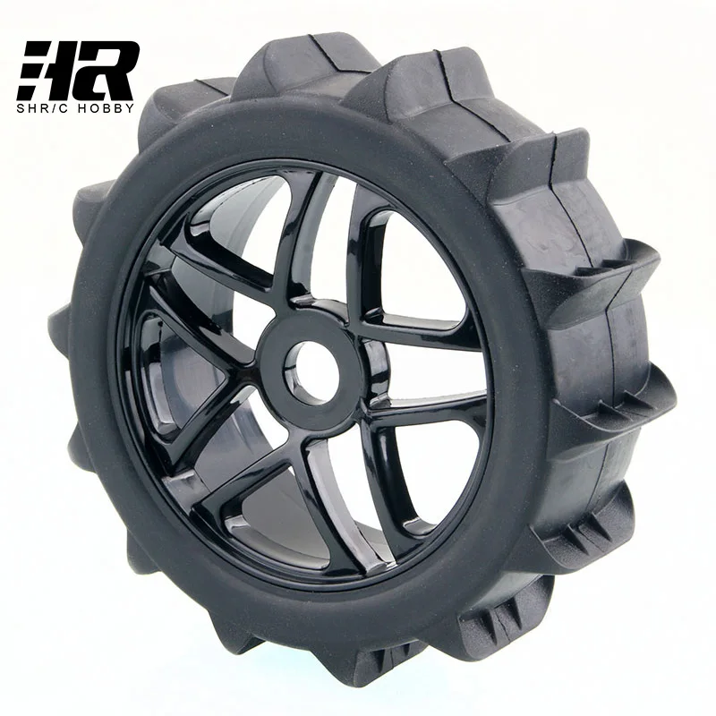 RC car 1/8 desert SUV tire wheel 17mm Hex Hub Desert Snow Tires Set