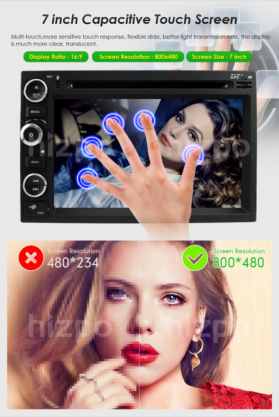 Excellent Hizpo DVD Navigation Multimedia Radio FOR Ford 500 2005 2006 2007 Explorer 2006-2010 E150/E250 2009-2013 Steering wheel control 6