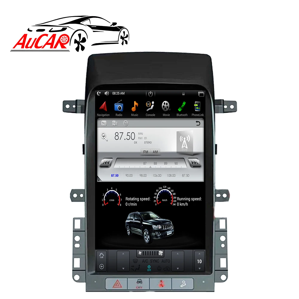 Автомагнитола в стиле Tesla Android 9 для Chevrolet Captiva 2008 2009 2010 2011 2012 мультимедиа GPS