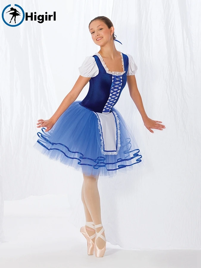 Buy Blue ballet tutu dress adult ballerina costumes