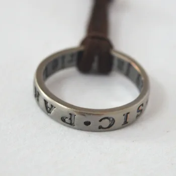 

1PC New Creative Uncharted 4: A Thief's End Drake Alloy Necklace Cosplay Accessories Collector's Edition Drake's Ring