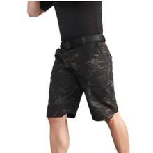 Военные тактические шорты Для мужчин летние грузовые шорты быстросохнущие легкий городской армии Военная Маскировочная шорты