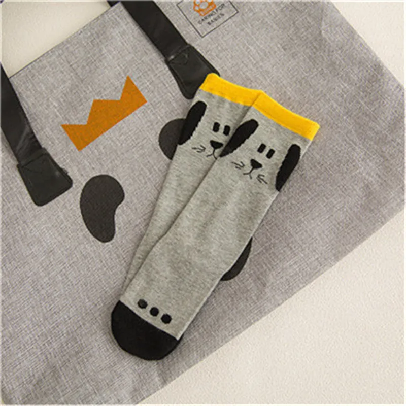 20 стилей, носки для новорожденных девочек, гольфы, милые детские носки для мальчиков и девочек 0-6 лет, длинные хлопковые носки для младенца с изображением животных