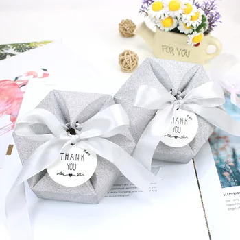 

AVEBIEN Wedding Decoration Chocolate Paper Gift Box Mother's Day Gift Box DIY Wedding Favor Candy Box Event Party Supplies 20pcs