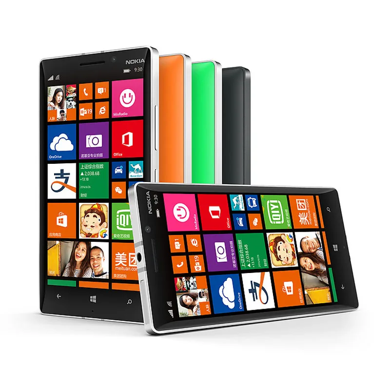 Разблокированный сотовый телефон Nokia Lumia 930, камера 20 МП, четырехъядерный процессор, 32 ГБ rom, 2 Гб ram, 5,0 дюйма