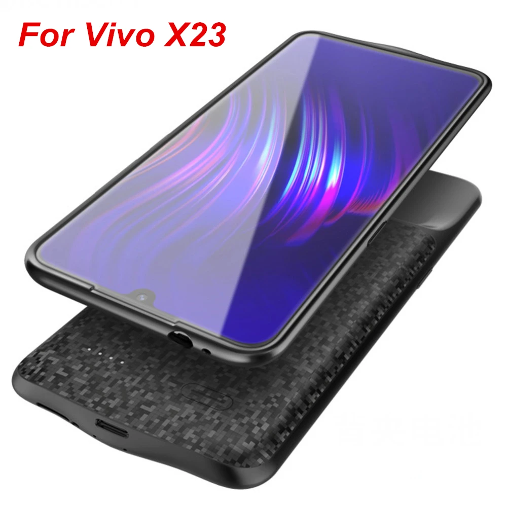 ДЛЯ Vivo X23 чехол для аккумулятора 5000 мАч Внешний умный зарядного устройства power Bank
