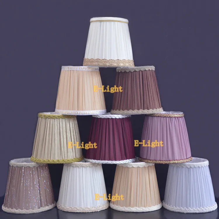 Fashion Chiffon Cloth Lampshade Cover Table wall Lamp Living Room Bedroom Light Customized Shade ...