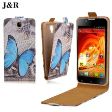 Vertical Leather Case For Fly FS504 Cirrus 2 FS507 FS505 FS454 print flip leather cover for FS 504 FS 507 FS 454 FS 505 phone