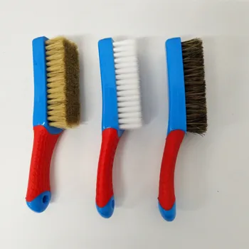 

6 PCS bristle cleaning Brush Metal Surface Durable Tools for Paint Removal Cleaning Rust Ultra Hard walnut Brush