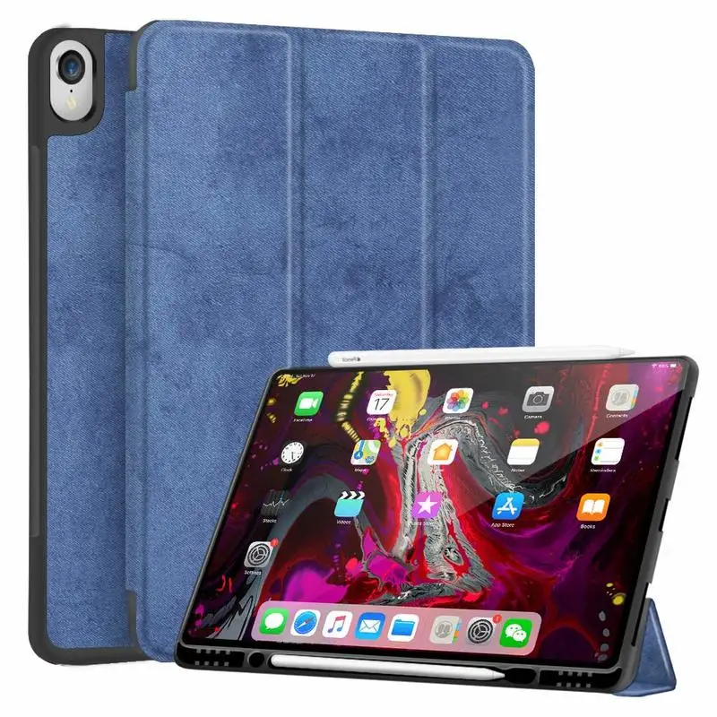 Чехол для iPad Pro 12 9 3rd 2018 модель выпуска A2014 A1895 A1876 карандаш держатель тонкий