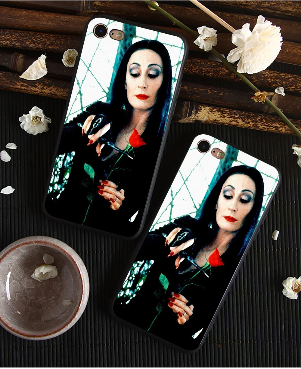 Weday Addams family чехол для телефона Apple iPhone 8 7 6 6S Plus X 5 5S 5C Мягкий Силиконовый Модный чехол