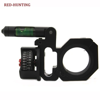 

Hunting Shooting 25.4-30mm Angle Degree Indicator with Bubble Level T6 Aluminum