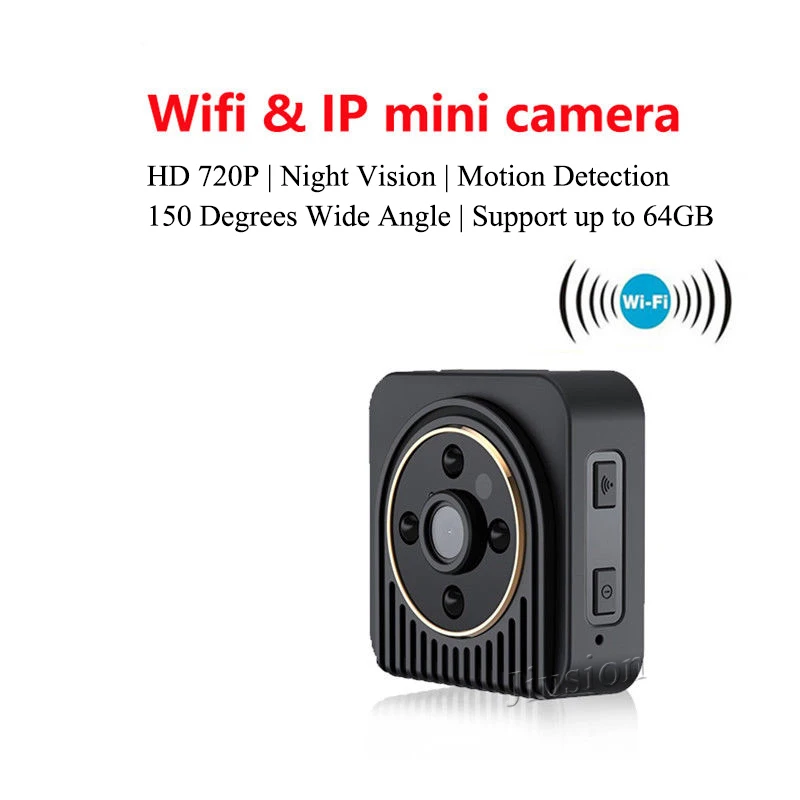 

Wifi Mini Security Camera HD 720P Motion Sensor Night Vision Camcorder Micro Wireless IP Cam Secret P2P Camera Audio Recorder