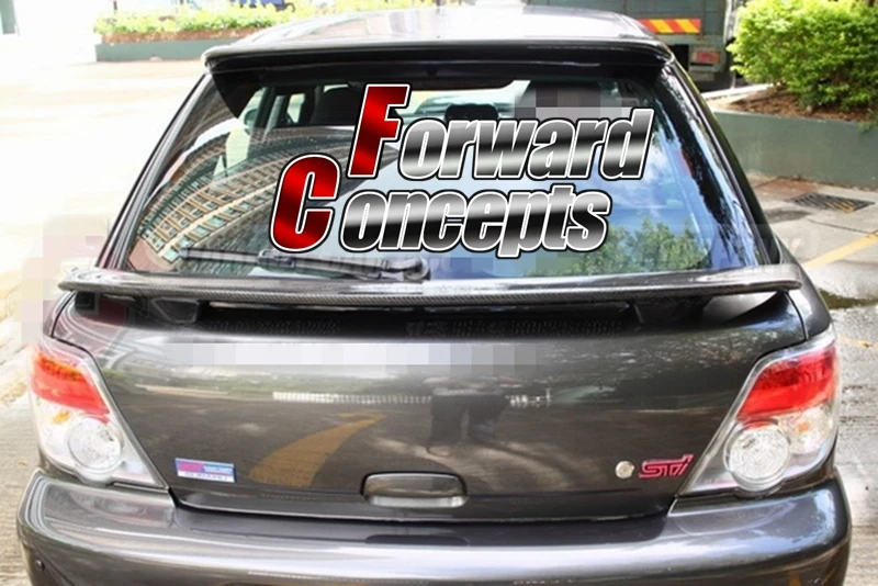 

FOR CARBON FIBER 02-07 IMPREZA GG WAGON WRX STi REAR WING HATCH MIDDLE SPOILER