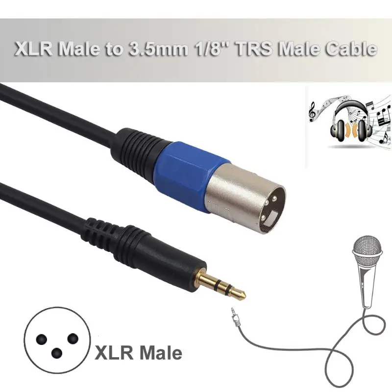Aliexpress Com Buy 3 5 Audio Cable Microphone Line Xlr