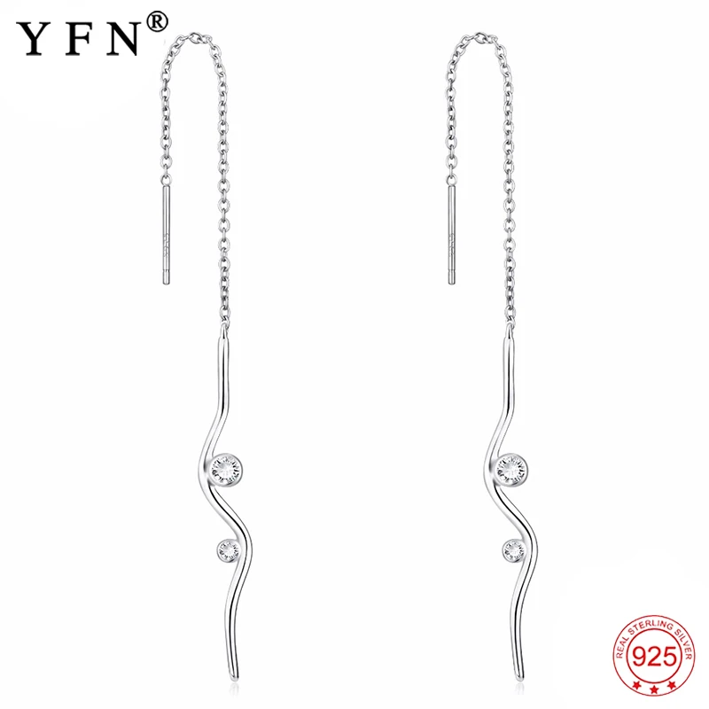 Женские серьги подвески PYE0048 из серебра 925 пробы новое поступление|earrings long|ear