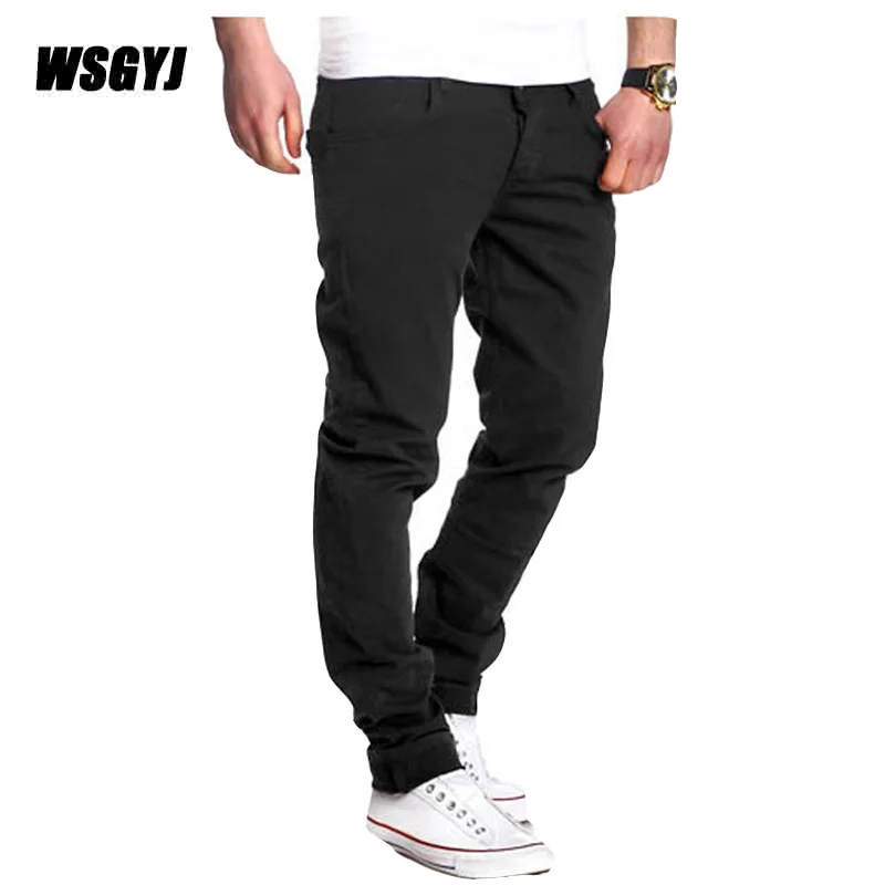 Men'S Trousers 2017 New Casual Men Pants Slim Pant Straight Trousers Fashion Black Pants Men Solid Trousers Size M-XXL 053 Men'S Trousers 2017 New Casual Men Pants Slim Pant Straight Trousers Fashion Black Pants Men Solid Trousers Size M-XXL 053