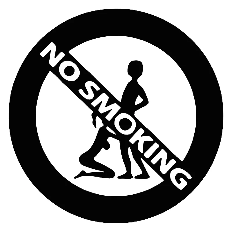 13.5cm13.5cm Car Stickers 3D Girl And Boy No Smoking Fashion Sticker Funny Vinyl Car Styling Decal Motorcycle Sticker On Car (2)