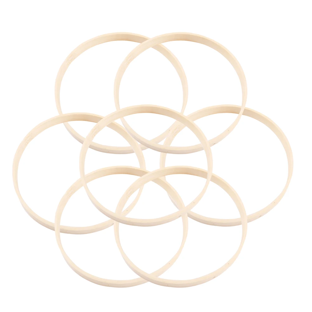 

10pcs Dream Catcher Ring Round Wooden Wall Decor Native Ring Hoop DIY Craft Tools For Creating A Dream Catcher Findings