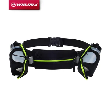 

WINMAX New Running Belts Exercise Climbing Camping Cycling Runner Bag Waist Packs with 2 Free Water Bottles for Men & Women