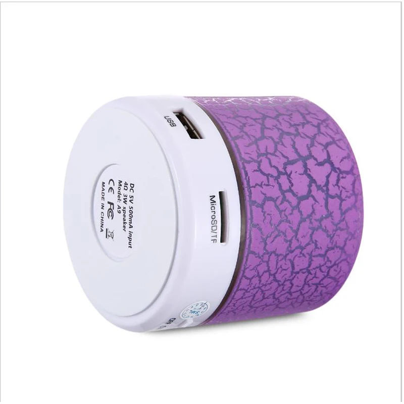 Беспроводной светодиодный мини светильник BLUETOOTH динамик с USB/TF/BLUETOTH/FM радио