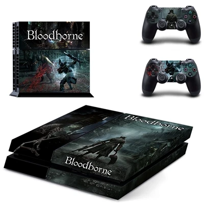 Виниловые наклейки Bloodborne The Old охотники Edition чехол для игры PS4 кожи для PS4 playstation 4 и 2 контроллера - Цвет: DPTM1578