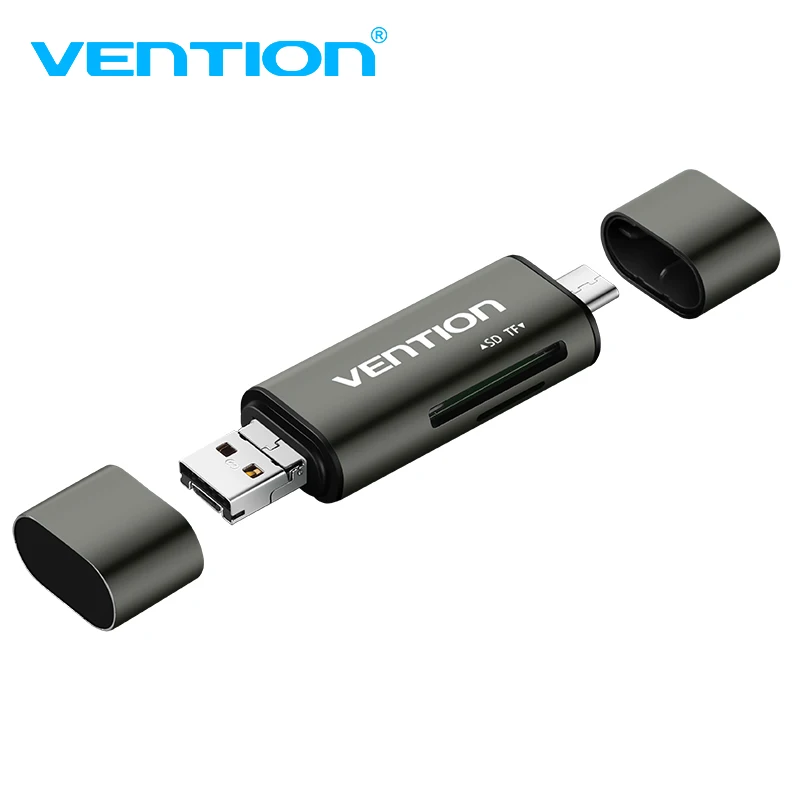 Устройство для чтения карт памяти Vention Mini SD OTG устройство USB 3 0 2 Micro к Type C TF