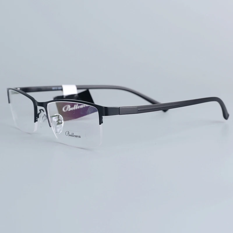 Bellcaca Spectacle Frame Men Eyeglasses Nerd Computer Optical Prescription Eye Clear Lens Glasses Frame For Male Eyewear 6613