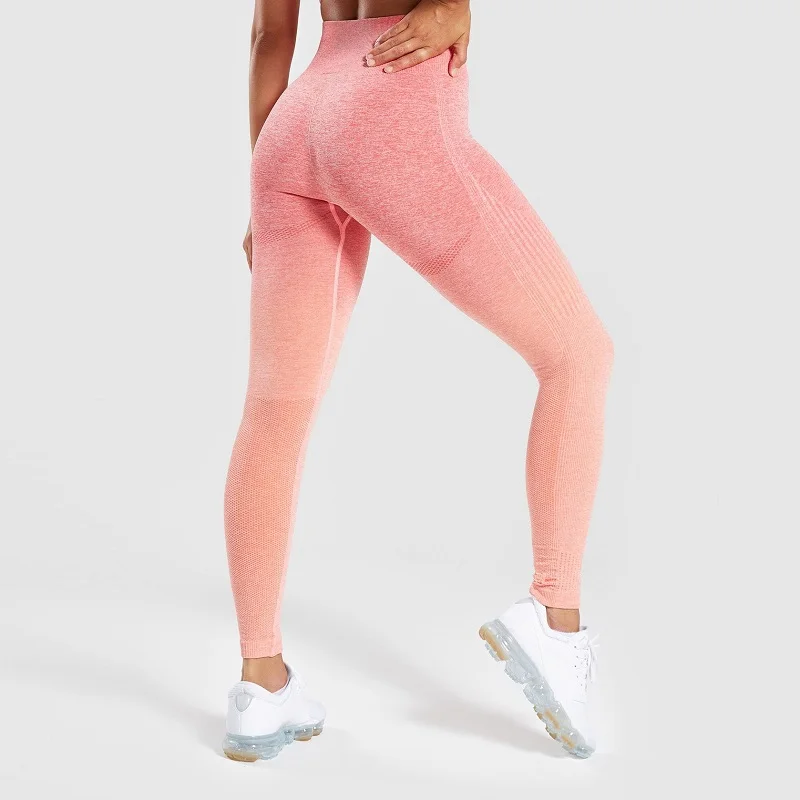 

Women Yoga Pants Push Up Hip Leggings Fitness High Waist Gym Energy Seamless Leggings Tights Running Training Sport Wear