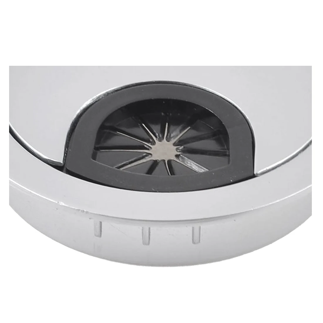

Desktop Computer 53mm Dia Circle Stainless Steel Cable Hole Cap Cover