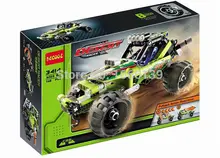 2017 new hot sale decool 3414 warrior decert racer pull back technic car Building Block Sets