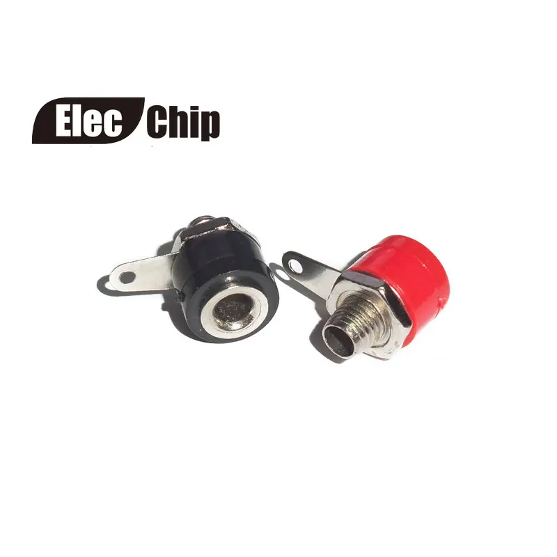 

10pcs/lot 4mm Banana Jack Terminal Panel Socket Terminals Test Instrumentation
