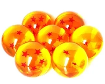 7 Шт. 1-7 Звезды 4.5 см Super Heroes Мстители Фильм Японский Dragon Ball Dragonball Z Фигурки Кристалла шары Игрушки Для Chilidren