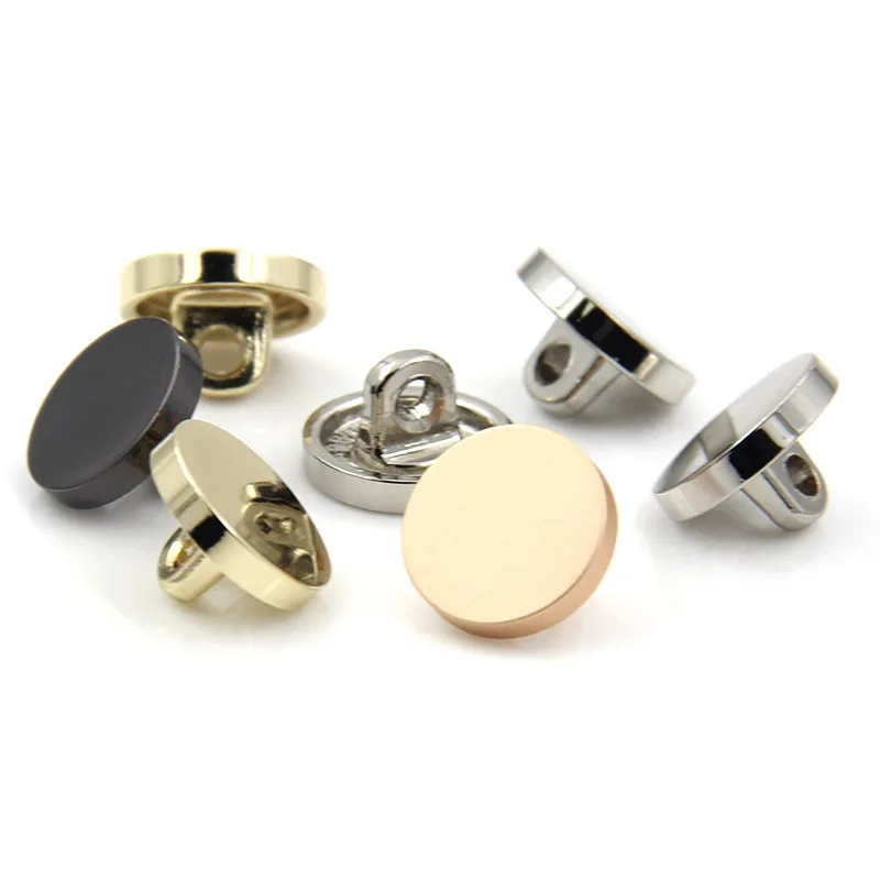 

10pcs/lot Metal Button Clothing Accessories Flat Gold Button Overcoat Suit Shirt Down Clothing Button