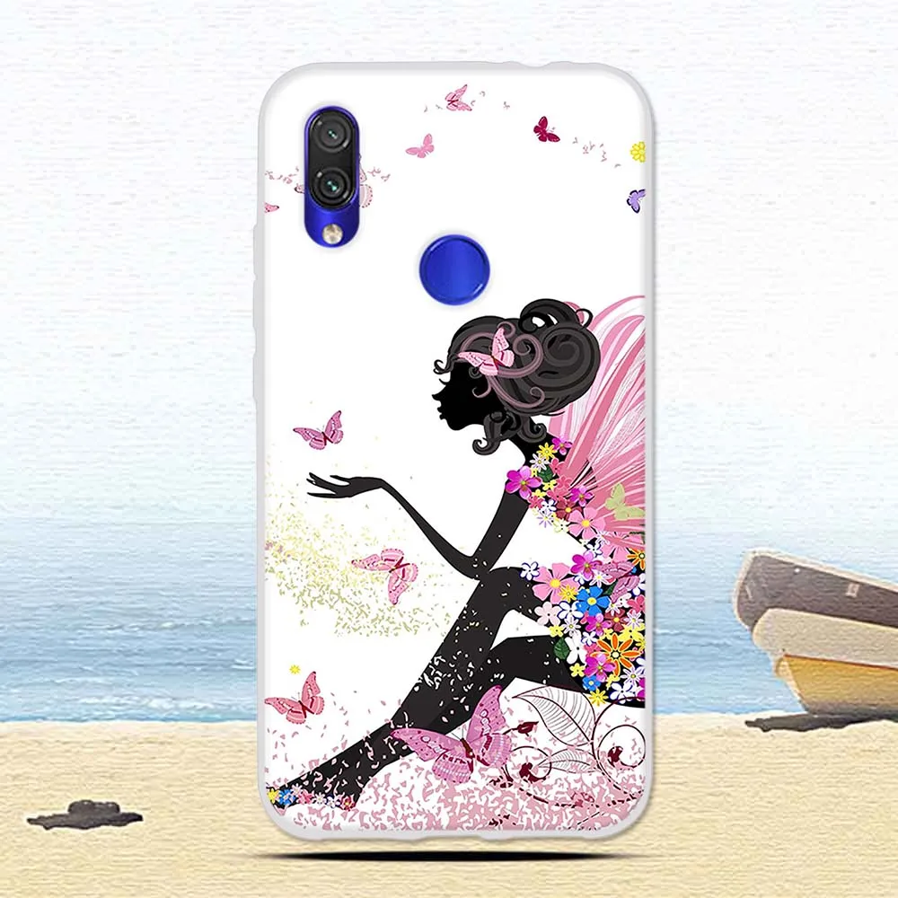 Чехол для Redmi 7 чехол Xiaomi Силиконовый ТПУ защитный телефона Xiomi Reami7 Pro мягкий