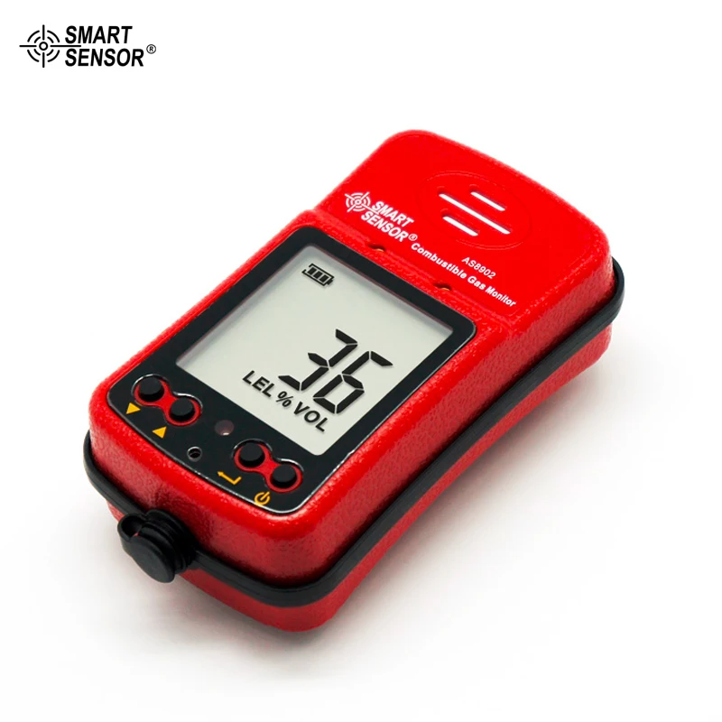 

Portable Combustible Gas Detector Meter Smart Sensor AS8902