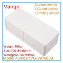 2 шт./лот профессиональная прессформа экструзия случай 200*84*60 мм IP68 Водонепроницаемый ABS пластик приборная панель шасси для разъема провода