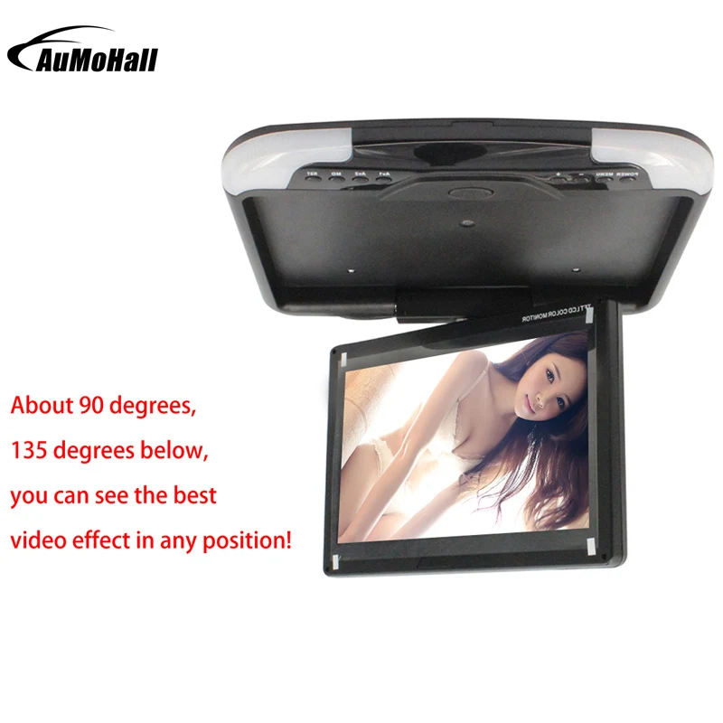 

13" inches car Monitor LED digital screen Car Roof Mounted Monitor car ceiling monitor, flip down monitor